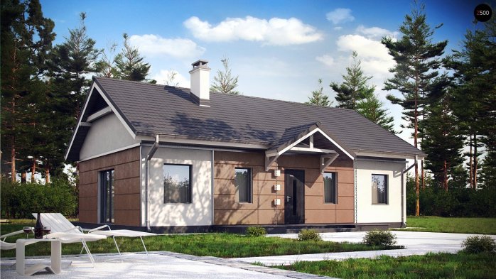 Проект дома U241 - 1 Одноэтажные дома в Украине