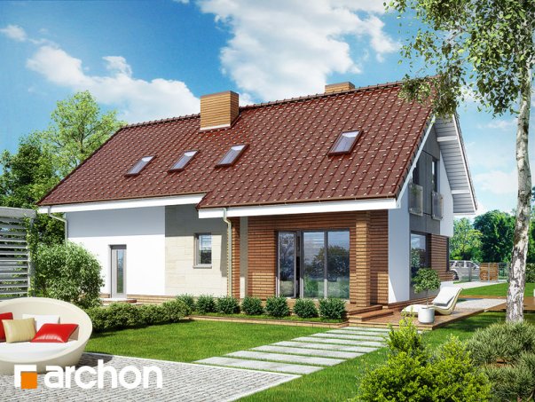 Проект дома Дом в журавках (Г2) - 2 С мансардным этажом дома в Украине