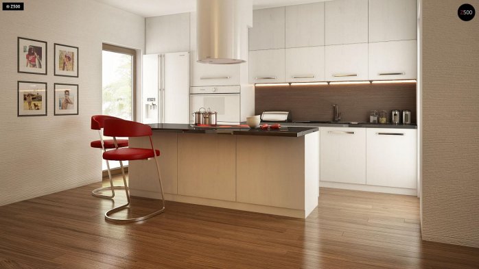 Проєкт будинку Ux101 - Одноповерхові дома в Україні