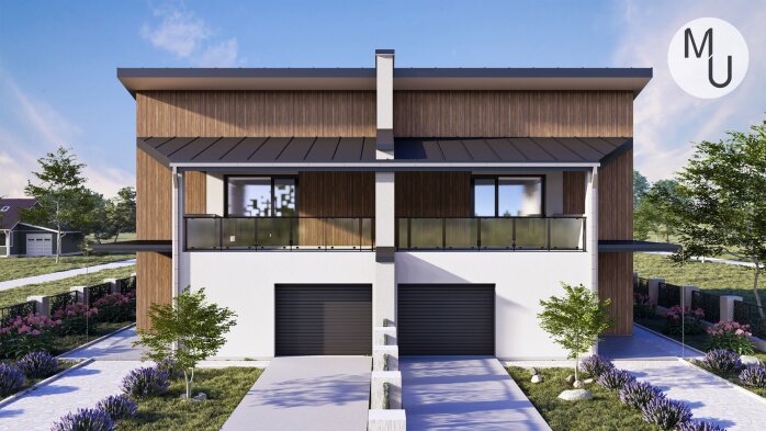 Проект дома DBMU Веспрем - 3 Двухэтажные дома в Украине