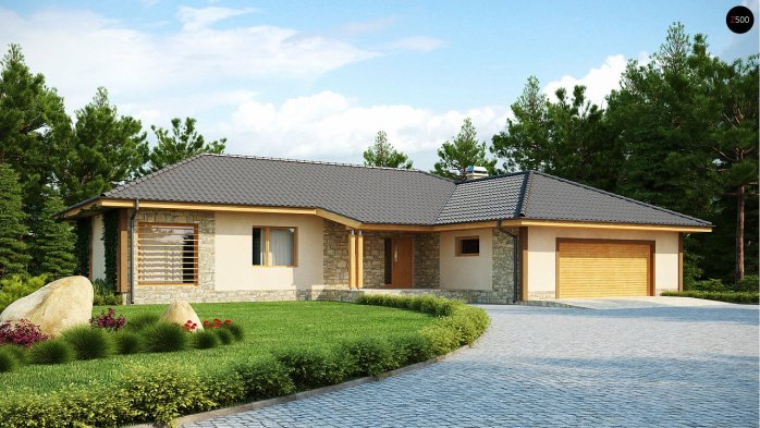 Проект дома U81 - 1 Одноэтажные дома в Украине