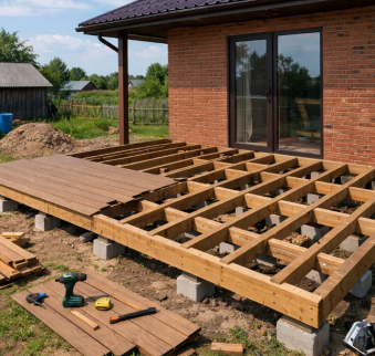 Как построить террасу своими руками: полный разбор от планирования до отделки