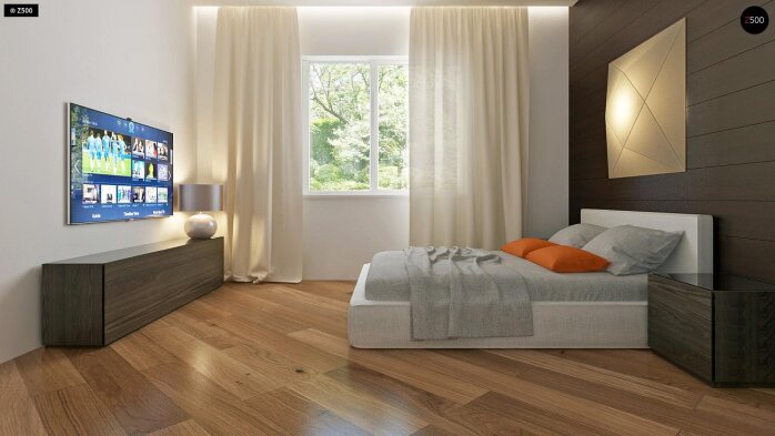 Проєкт будинку U35 BG - З мансардним поверхом дома в Україні