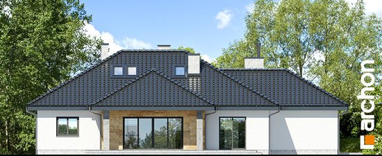 Проєкт будинку Будинок в акебіях 5 - З мансардним поверхом дома в Україні
