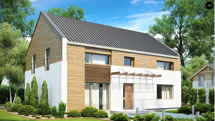 Проект дома Ux11 - 1 Двухэтажные дома в Украине
