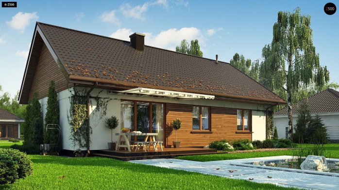 Проєкт будинку U369 D - Одноповерхові дома в Україні