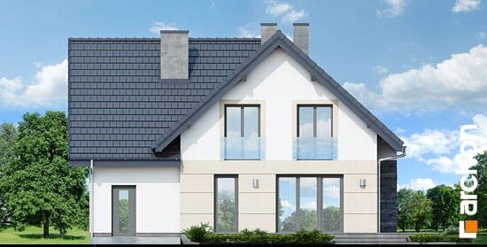 Проект дома Дом в миловонках 2 - 6 С мансардным этажом дома в Украине