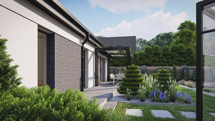 Проєкт будинку U512 - Одноповерхові дома в Україні