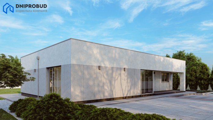 Проєкт будинку DB 55 - Одноповерхові дома в Україні