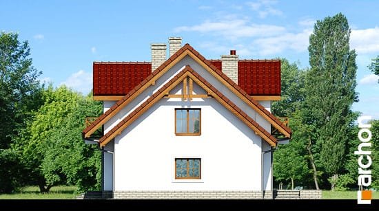 Проект дома Дом в рододендронах 19 - 5 С мансардным этажом дома в Украине