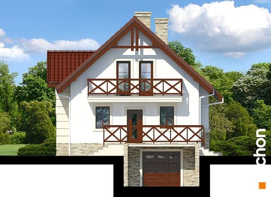 Проект дома Дом в ракитнике вер.2 - 3 С мансардным этажом дома в Украине