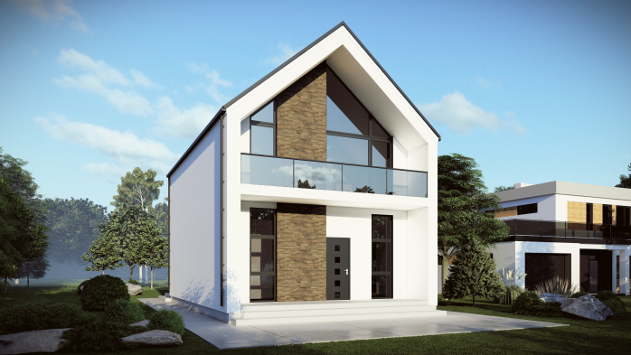 Проект дома DBT 666 - 2 Двухэтажные дома в Украине