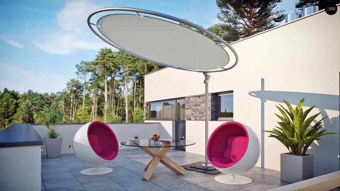 Проект дома Ux46 - 6 Двухэтажные дома в Украине