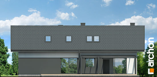 Проект дома Дом в сирени 12 - 5 С мансардным этажом дома в Украине