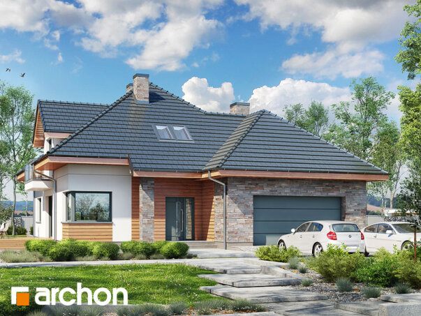 Проєкт будинку Будинок в сансев'єріях (Г2) - З мансардним поверхом дома в Україні