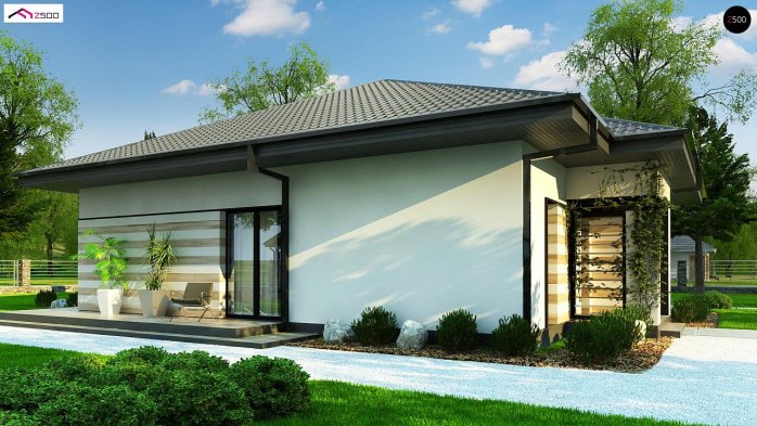 Проєкт будинку U383 - Одноповерхові дома в Україні