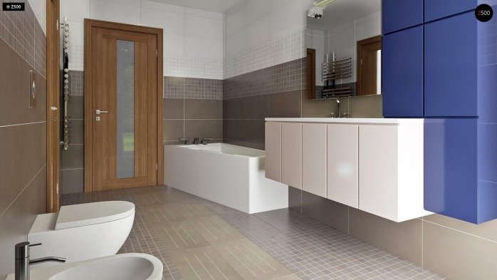 Проєкт будинку Ux106 - Одноповерхові дома в Україні