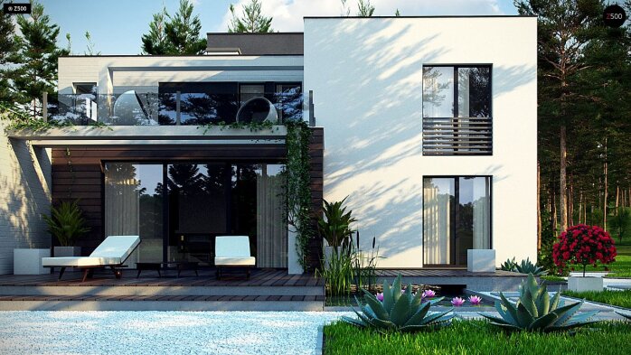 Проєкт будинку Ur17 A - Двоповерхові дома в Україні