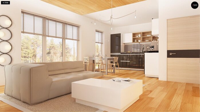 Проєкт будинку U149 - З мансардним поверхом дома в Україні