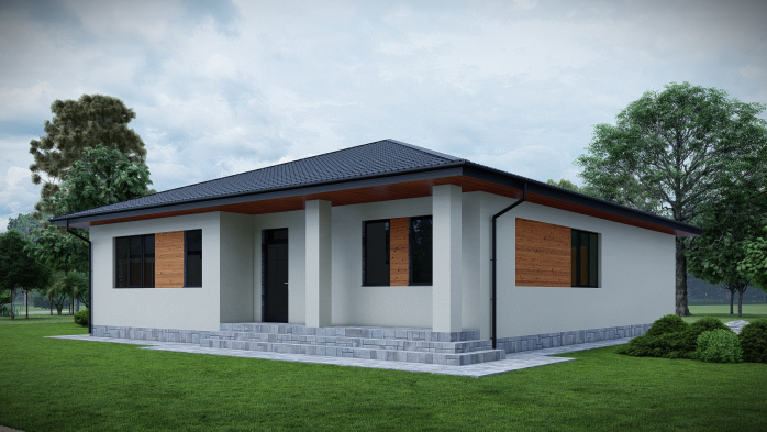 Проект дома DBT 621 - 1 Одноэтажные дома в Украине