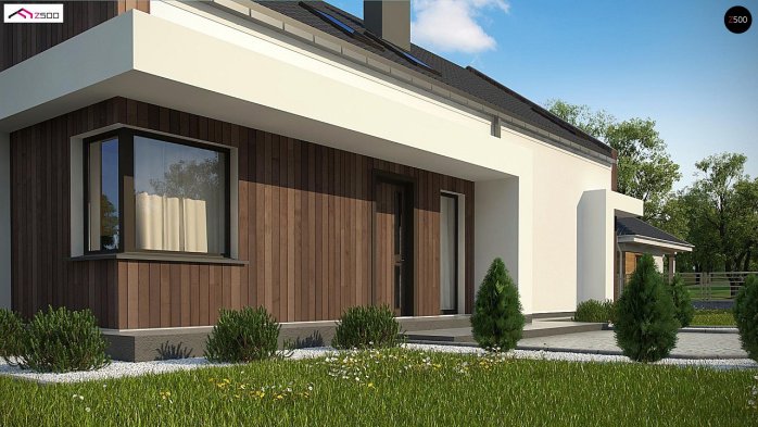 Проект дома U346 - 2 С мансардным этажом дома в Украине