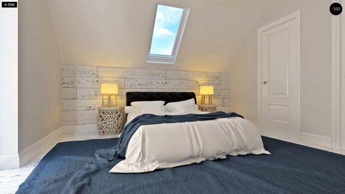 Проект дома U292 - 9 С мансардным этажом дома в Украине