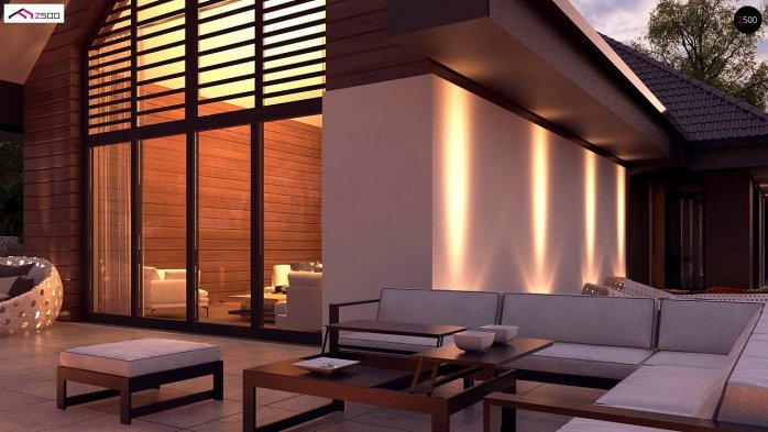 Проєкт будинку U402 B+ - Одноповерхові дома в Україні