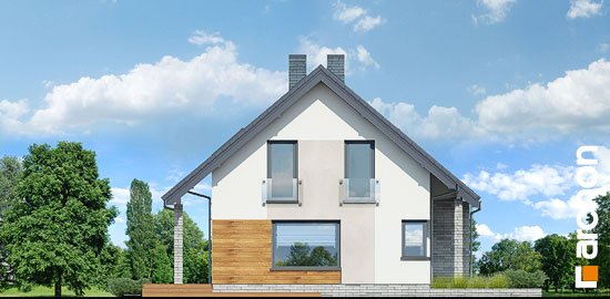 Проект дома Дом в журавках (A) - 5 С мансардным этажом дома в Украине