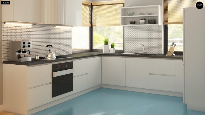 Проект дома U24 k - 7 Одноэтажные дома в Украине