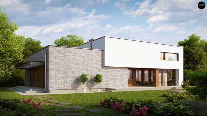 Проект дома Ux34 - 2 Одноэтажные дома в Украине