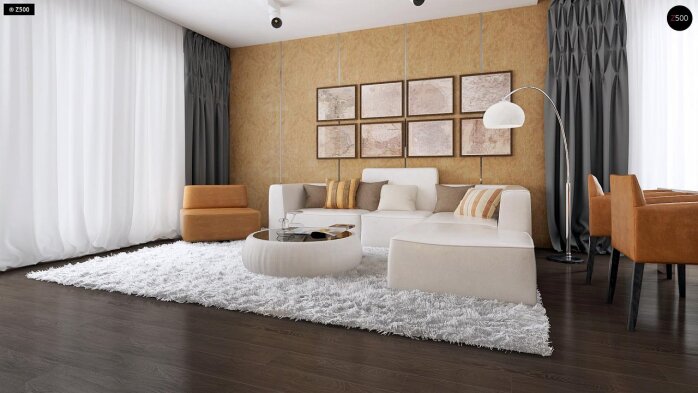 Проєкт будинку U203 - Одноповерхові дома в Україні