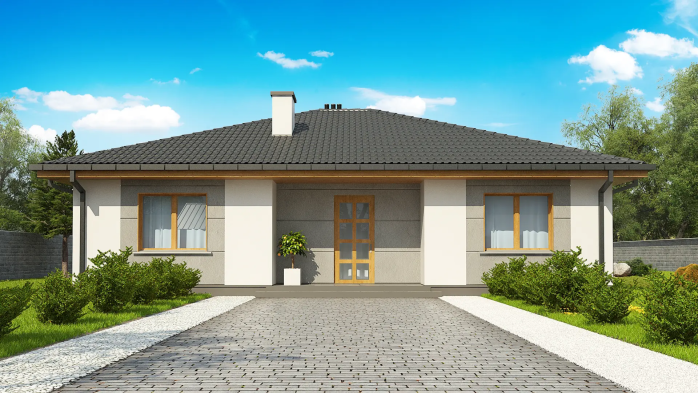 Проєкт будинку U67 A - Одноповерхові дома в Україні