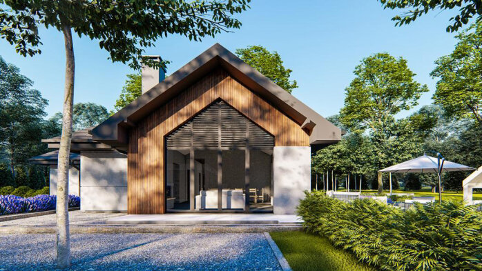 Проєкт будинку U402 35 - Одноповерхові дома в Україні