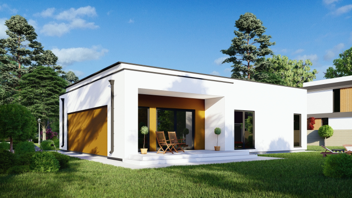 Проєкт будинку DBT 414 - Одноповерхові дома в Україні