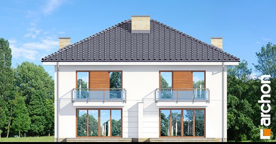 Проект дома Вилла Амелия (Р2) вер.2 - 6 Двухэтажные дома в Украине