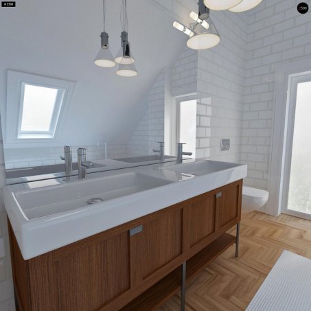 Проект дома U226 - 20 С мансардным этажом дома в Украине