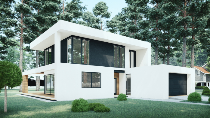 Проект дома DBT 223 - 2 Двухэтажные дома в Украине