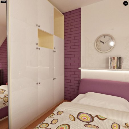 Проект дома Ub4 - 11 С мансардным этажом дома в Украине