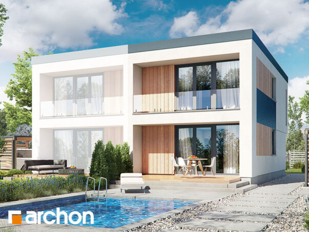 Проект дома Дом в тунбергиях 4 (б) - 2 Двухэтажные дома в Украине