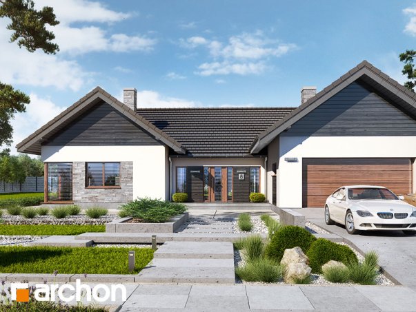 Проект дома Дом в кливиях 4 (Г2) - 2 С мансардным этажом дома в Украине