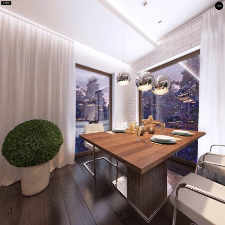 Проект дома Ux45 - 27 Двухэтажные дома в Украине