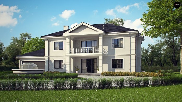 Проєкт будинку Ux113 - Двоповерхові дома в Україні