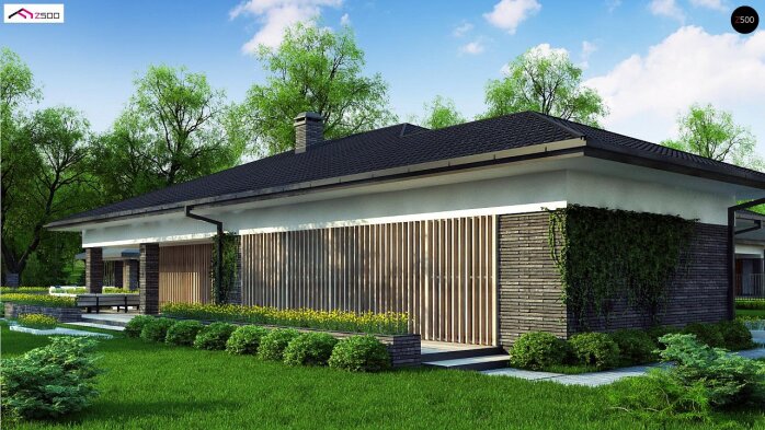 Проект дома U400 - 6 Одноэтажные дома в Украине