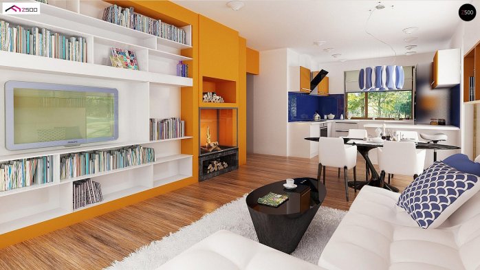 Проект дома U308 - 11 Одноэтажные дома в Украине