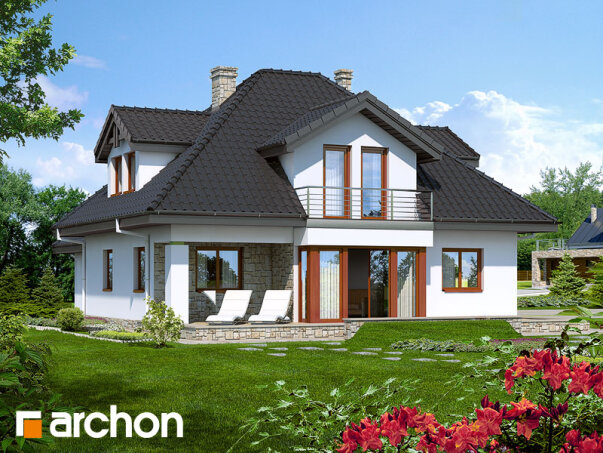 Проект дома Дом в чернушке (Г2) вер.2 - 2 С мансардным этажом дома в Украине