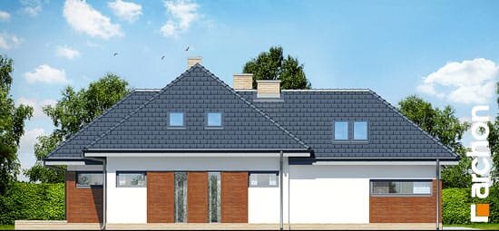 Проект дома Дом в хеномелесе 3  вер.2 - 5 С мансардным этажом дома в Украине