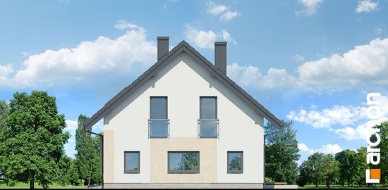 Проект дома Дом в изопируме 3 - 4 С мансардным этажом дома в Украине