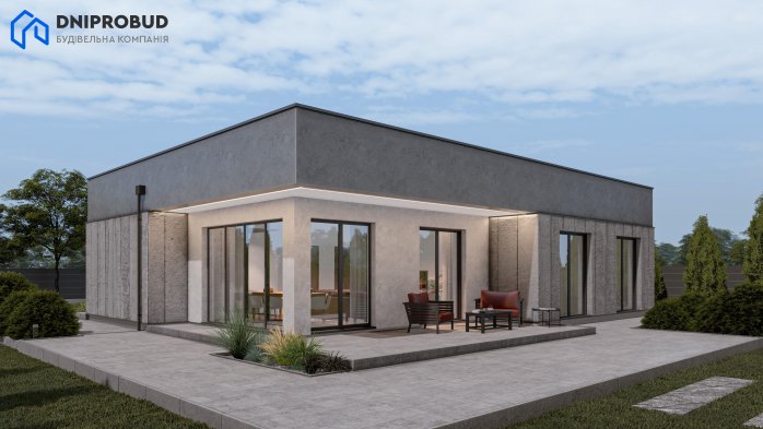 Проєкт будинку Db 33 - Одноповерхові дома в Україні