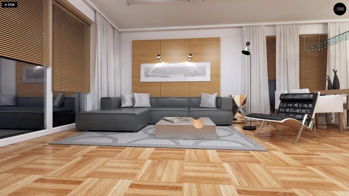 Проєкт будинку U191 - Одноповерхові дома в Україні