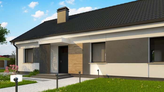 Проєкт будинку U376 35 v1 - Одноповерхові дома в Україні